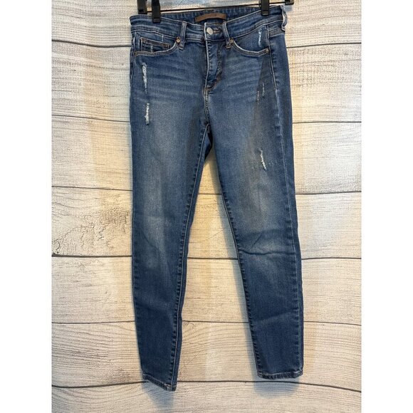 Joes Jeans Distressed Skinny Jeans Mid Rise Size 27 - Picture 1 of 4